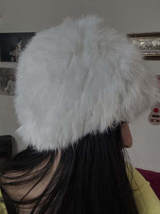 Caciula elastica blanita naturala noua