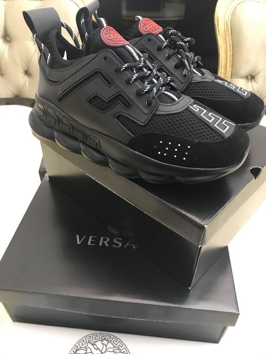 Adidasi Versace Chain blek nou