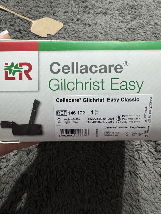 Nou in cutie: orteza umar Cellacare Gilchrist Easy Clasic dreapta