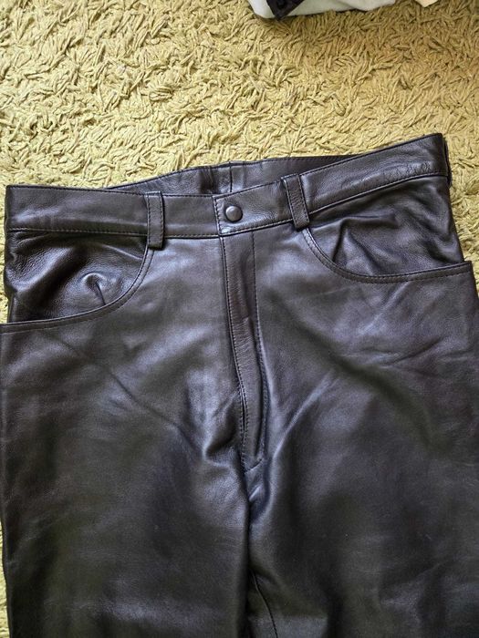 Pantaloni din piele naturala pentru barbati