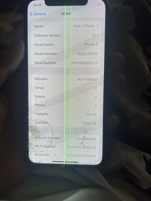 Iphone x.