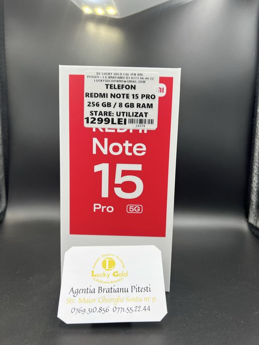 Redmi note 15 pro 256gb 8 gb ram  cod 24374