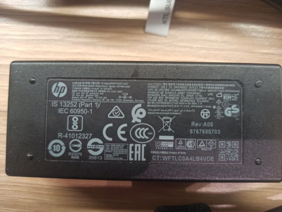 Incarcator laptop original  HP elitebook probook 45w 65w 120w