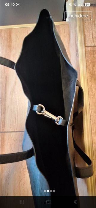 Geanta piele naturala h& m