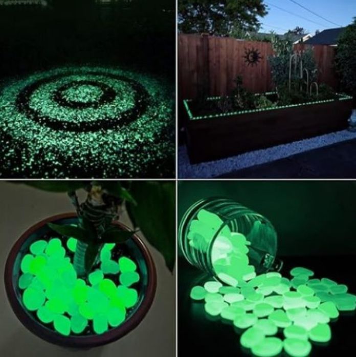 Светещи в тъмното атрактивни декоративни камъчета,100 броя

Светещи камъни, които абсорбират светлина и светят през нощта
Необходимо е само 15 минути