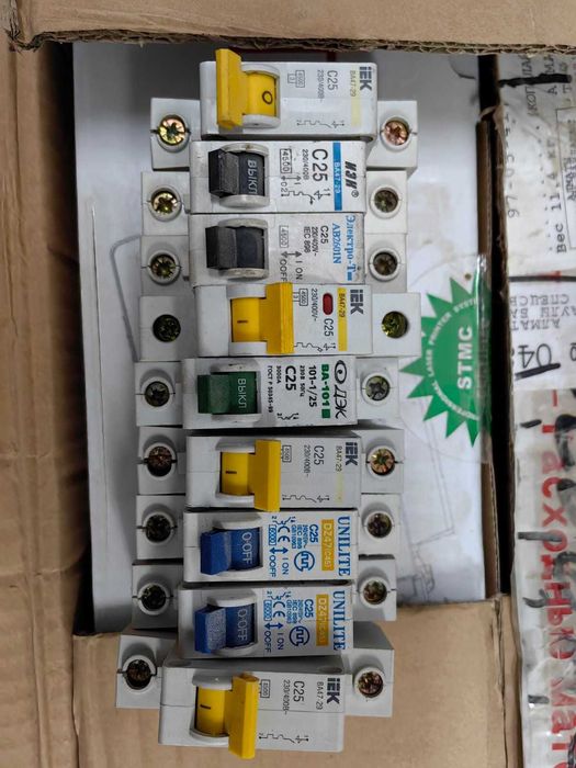 Выключатели разные по мощности