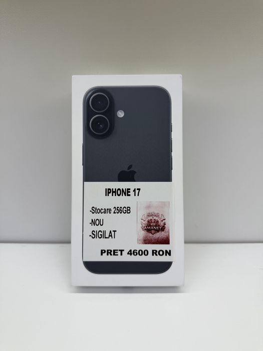 iPhone 17 256GB nou sigilat KingAmanet