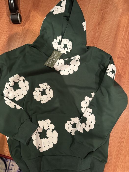 Denim Tears зелен суитшърт и панталонки – размер M