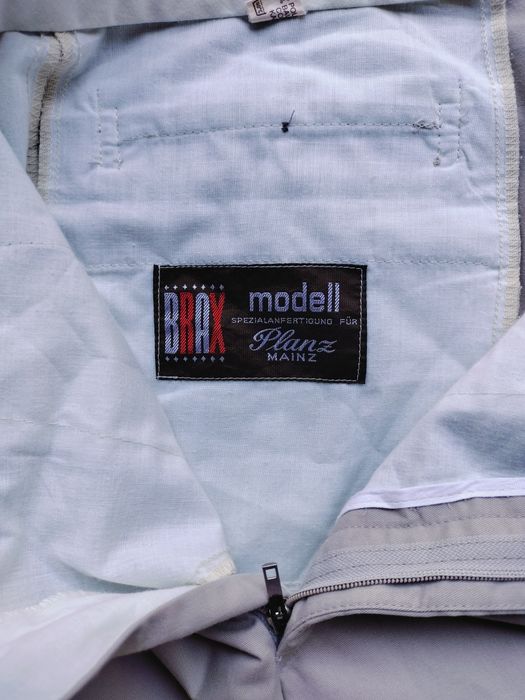 Pantaloni BRAX – Bej / Crem, Material mixt (Poliester și Bumbac), Mărime M