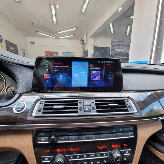Навигация ANDROID 14 8GB RAM 128GB HDD BMW F01 F02 БМВ 7-серия Ф01 Ф02 Андроид + Apple Carplay