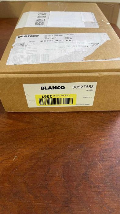 Baterie bucătărie Blanco Kano, negru mat 526667