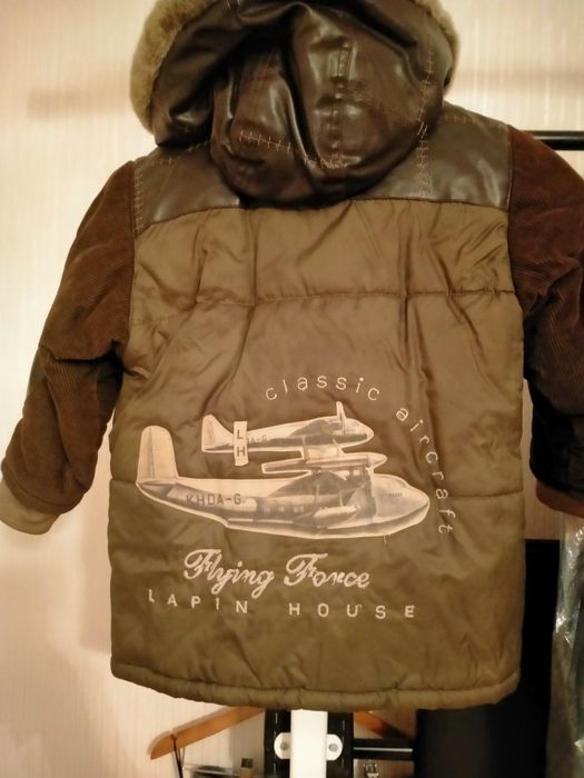 Куртка детская коричневая