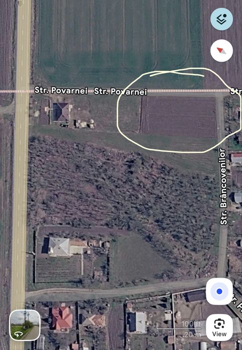 Teren intravilan 1.436 mp la drumul principal Florica, Ileana, jud. Călărași 25.000 negociabil
