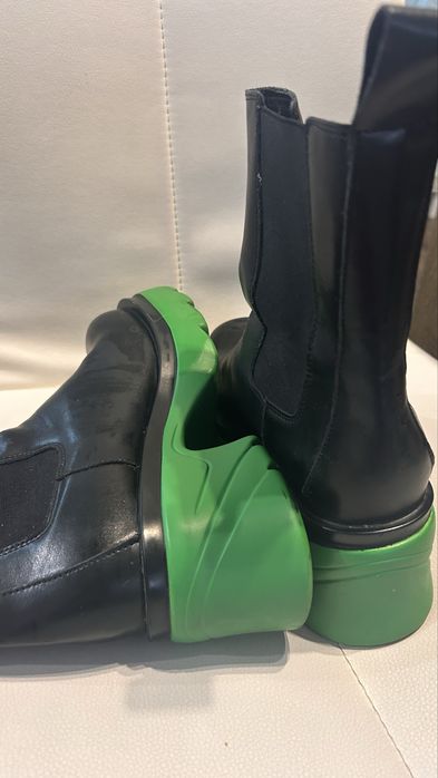 Дамски боти Челси естествена кожа