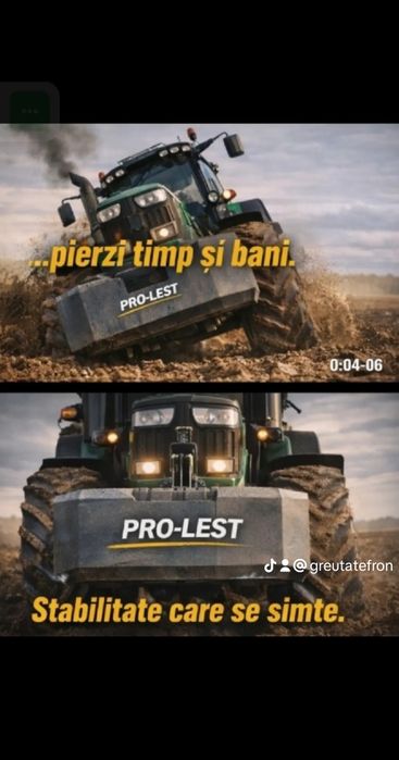 Contragreutati tractoare PRO-LEST 200-3500 kg Original RO