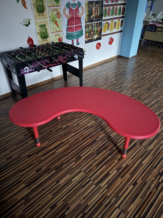 Masa Semirotunda Rosie, Din Plastic, Reglabila,