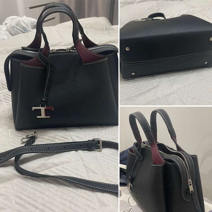 Сумка  кожаная модель Tods.