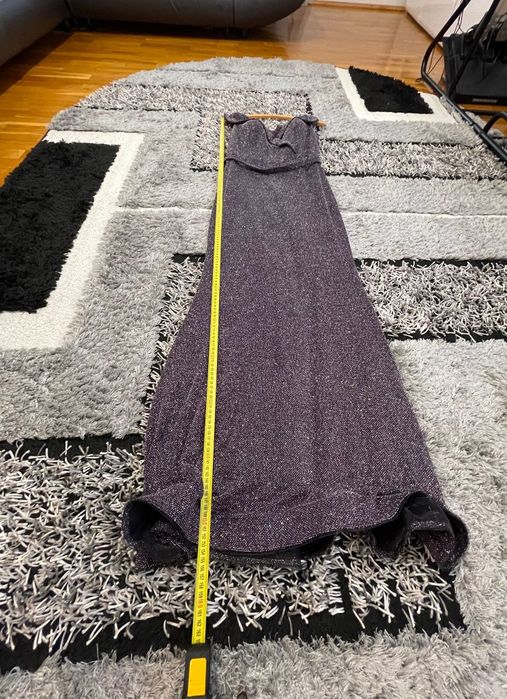 Rochie lungă mov pentru ocazii speciale