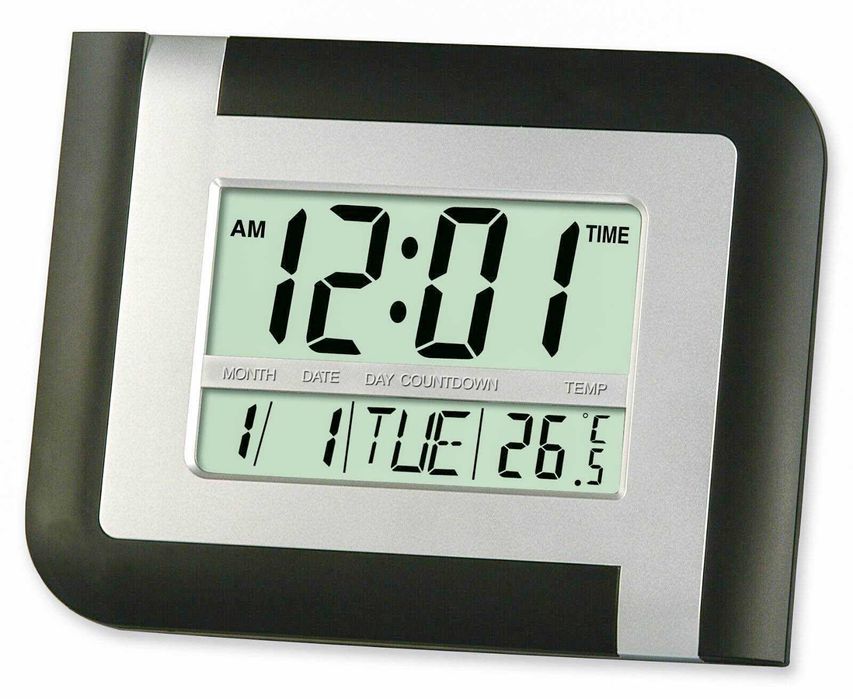 НОВ Електронен СТЕНЕН ЧАСОВНИК.Дигитални СТЕННИ ЧАСОВНИЦИ  температура