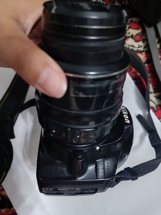 Nikon d3200 с родным обьективом