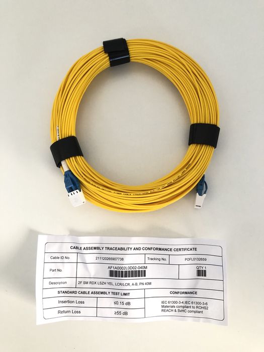 LOT Fibra optica fujikura AFL HYPERSCALE patch cord single mode