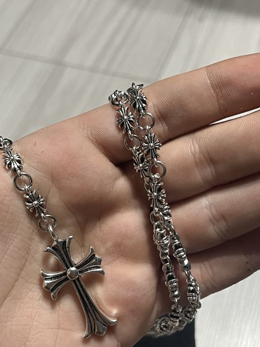 Lant Chrome Hearts Rosary Cross Pendant Chain