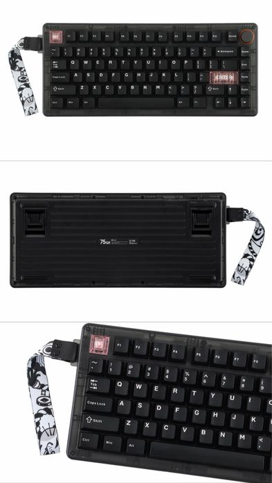 CIDOO QK75 механическая клавиатура 75% Hot Swap RGB Bluetooth 2.4G