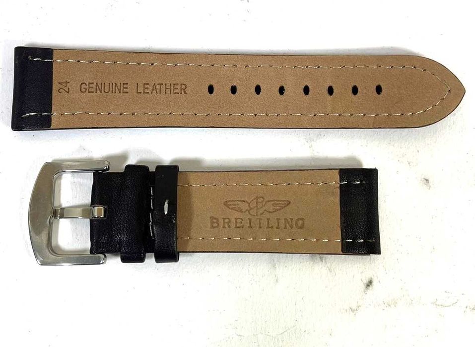 Curea Breitling | Piele Vegetală Tabăcită | 20-26mm | Cataramă Inox