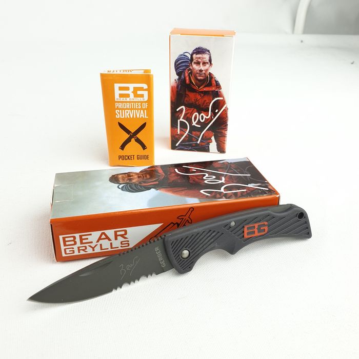 ловен нож тактически GERBER за оцеляване комбинирано острие мега здрав