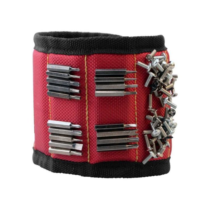 Магнитна гривна /лента за инструменти - черна