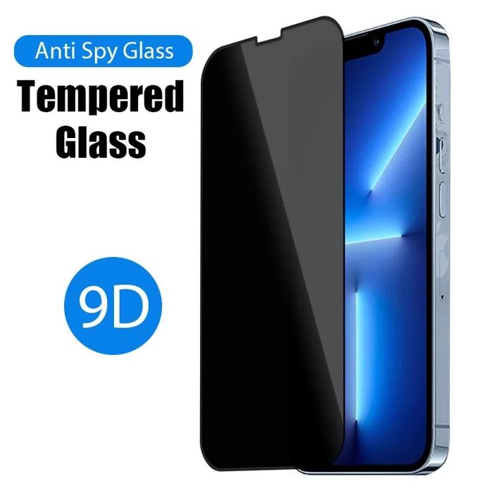 Iphone 13/14/15 MINI PRO MAX PLUS Folie Sticla PRIVACY 6D 99H 0.3MM