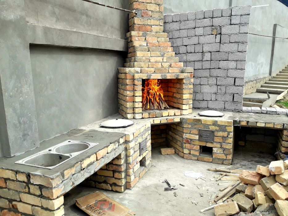 Тандир, учок, мангал, печка, камин, каптилка, пампей печка, курамиз