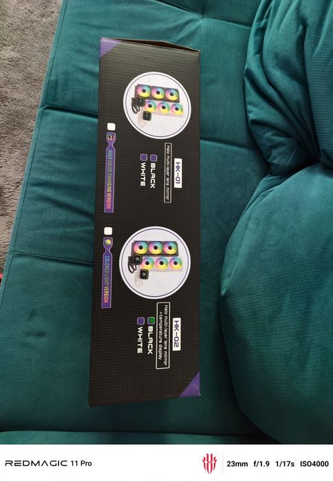 Cooler Apa AIO 360mm RGB Temp Sensor Nou Sigilat am4/am5 intel