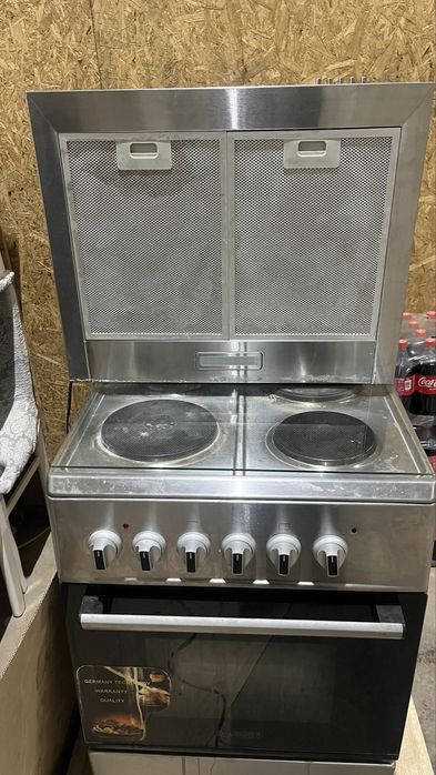 Электрически плита вытяжка