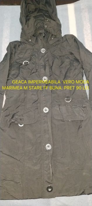 Geaca Vero Moda marimea M impermeabila