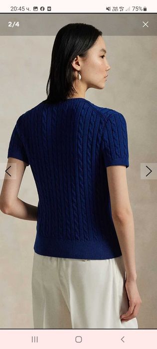 Памучна жилетка Polo Ralph Lauren XL размер