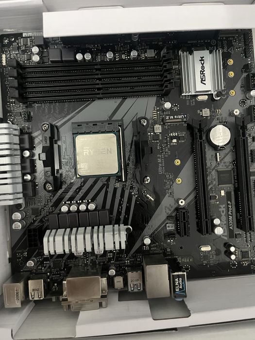 материнская плата + проц