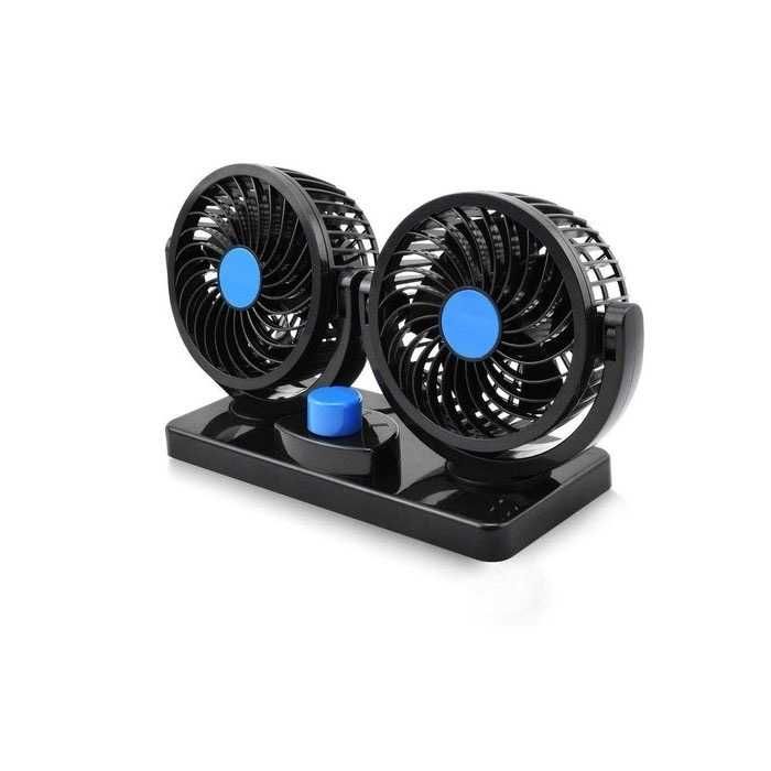 Вентилатор за автомобил, Двоен, 5.5", 12V