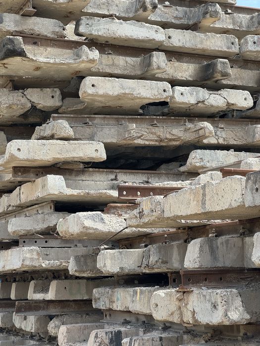 Шпалы, бетонные шпалы, релс, шпалы для Башенного крана