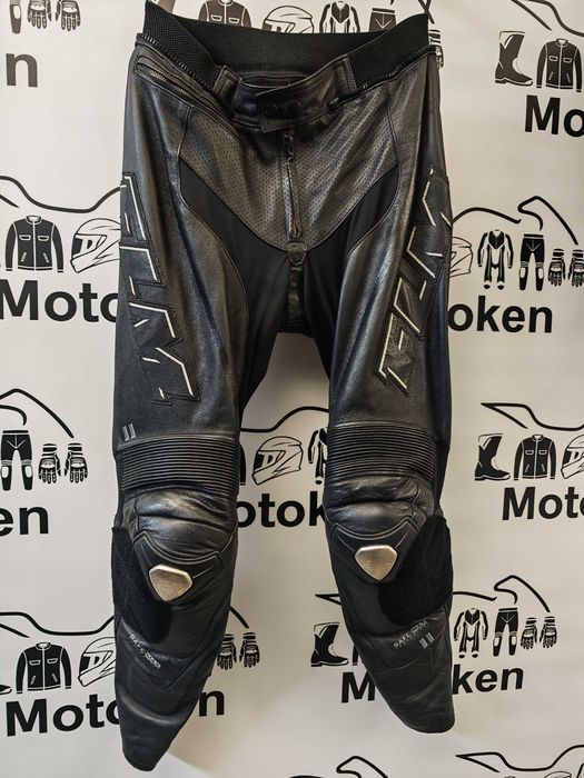 Costum moto piele FLM cu cocoasa marime 50/52