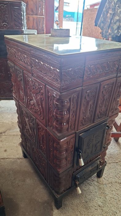 Soba teracota mobila montata pe suport Tera-Lin Odaile