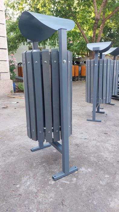 Cos de gunoi stradal metal/lemn