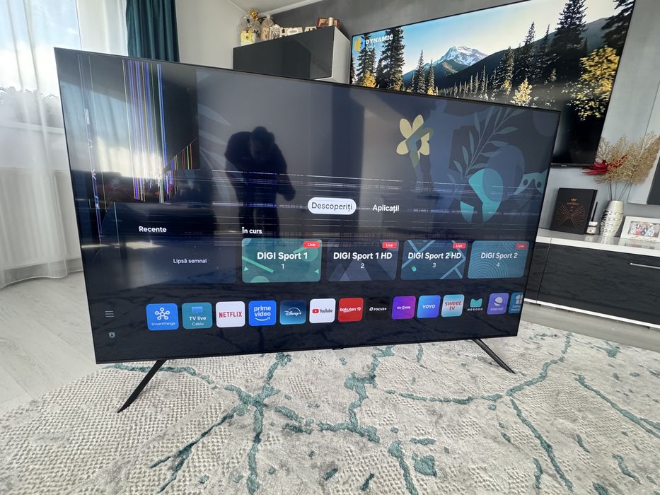 Samsung  tv 2024 avariat la ecran