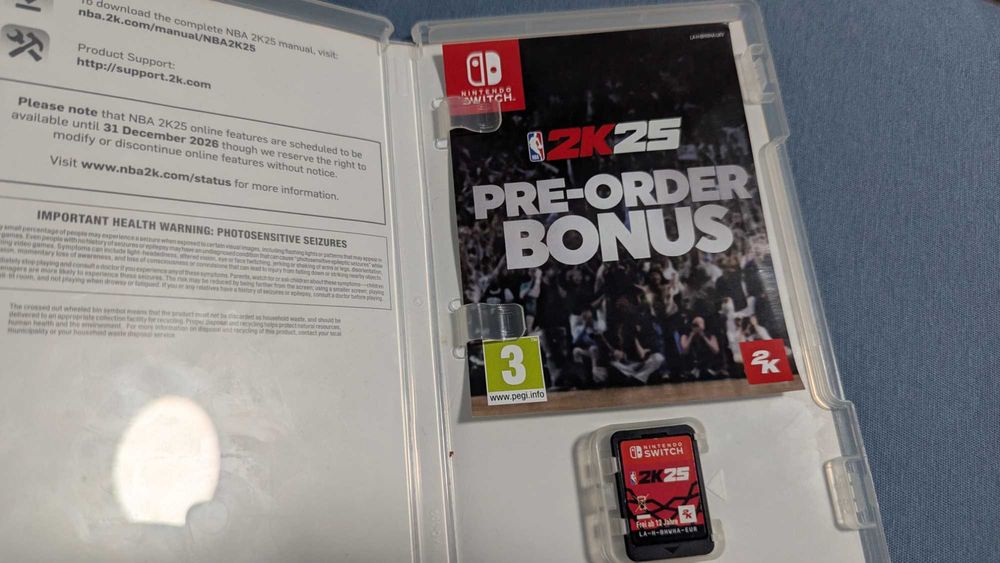 NBA 2k25 Nintendo switch игра за конзола