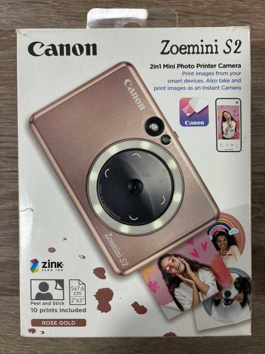 Фотоапарат за моментни снимки Canon Zoemini S2
