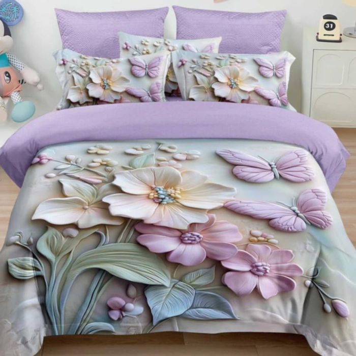 Lenjerie de pat 6 piese pentru pat dublu