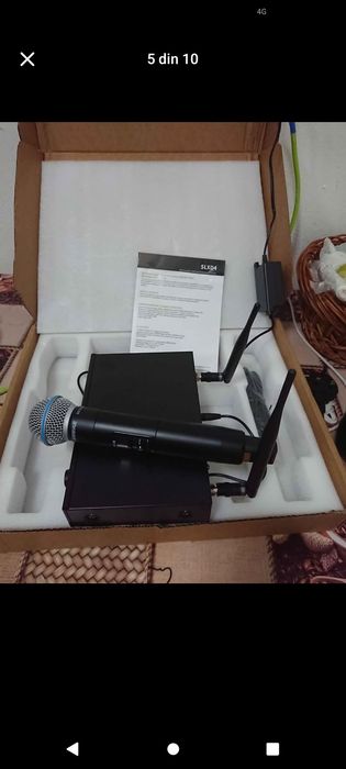 Microfon wireless digital slx 4 cu beta 58 a,impecabil