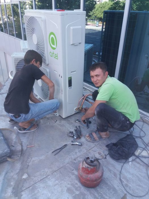 Кондиционер урнатиш