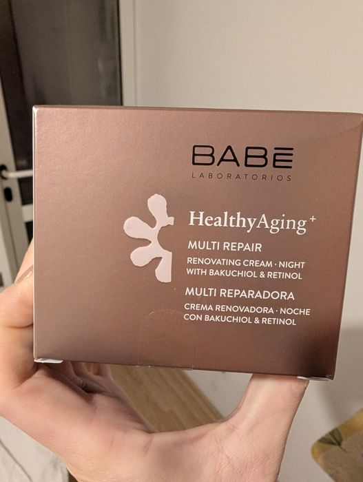Babe Healthy Aging+ нощен крем с бакучиол и ретинол