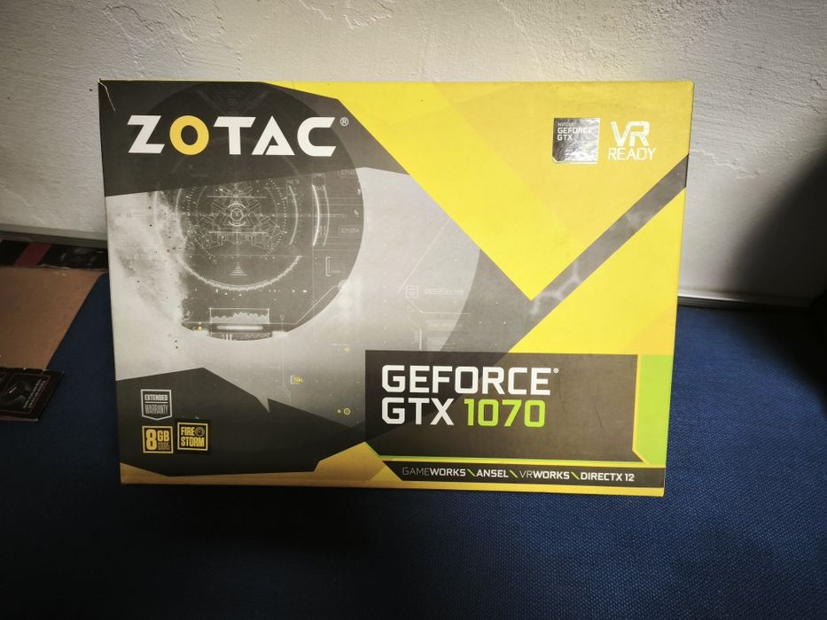 Видеокарта Zotac 1070.